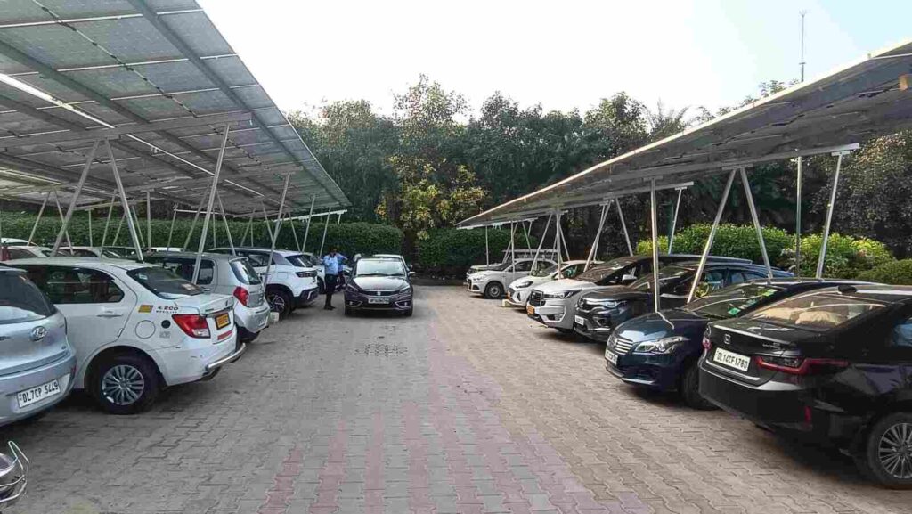 SRPL Group Carport Structure Shines at ONGC Headquarter